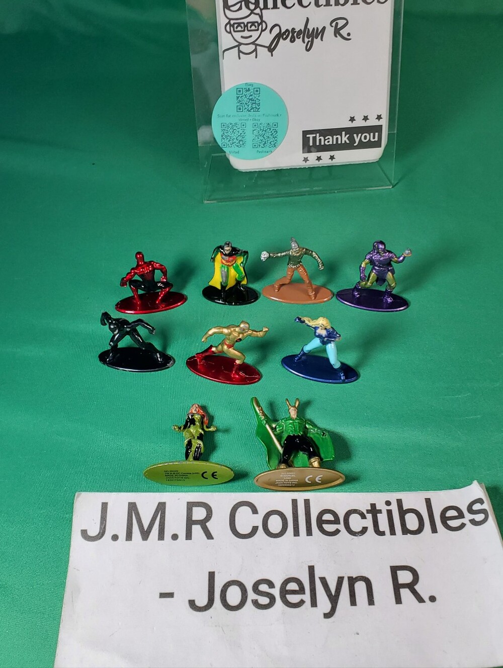 Jada Toys Marvel DC Comics Nano Metalfigs Mini Figures Die Cast Metal 9